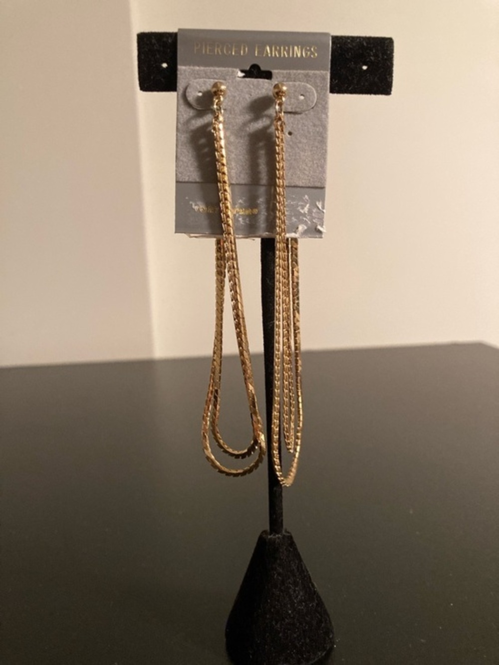 Gold Multi-Chain Long Dangle Earrings